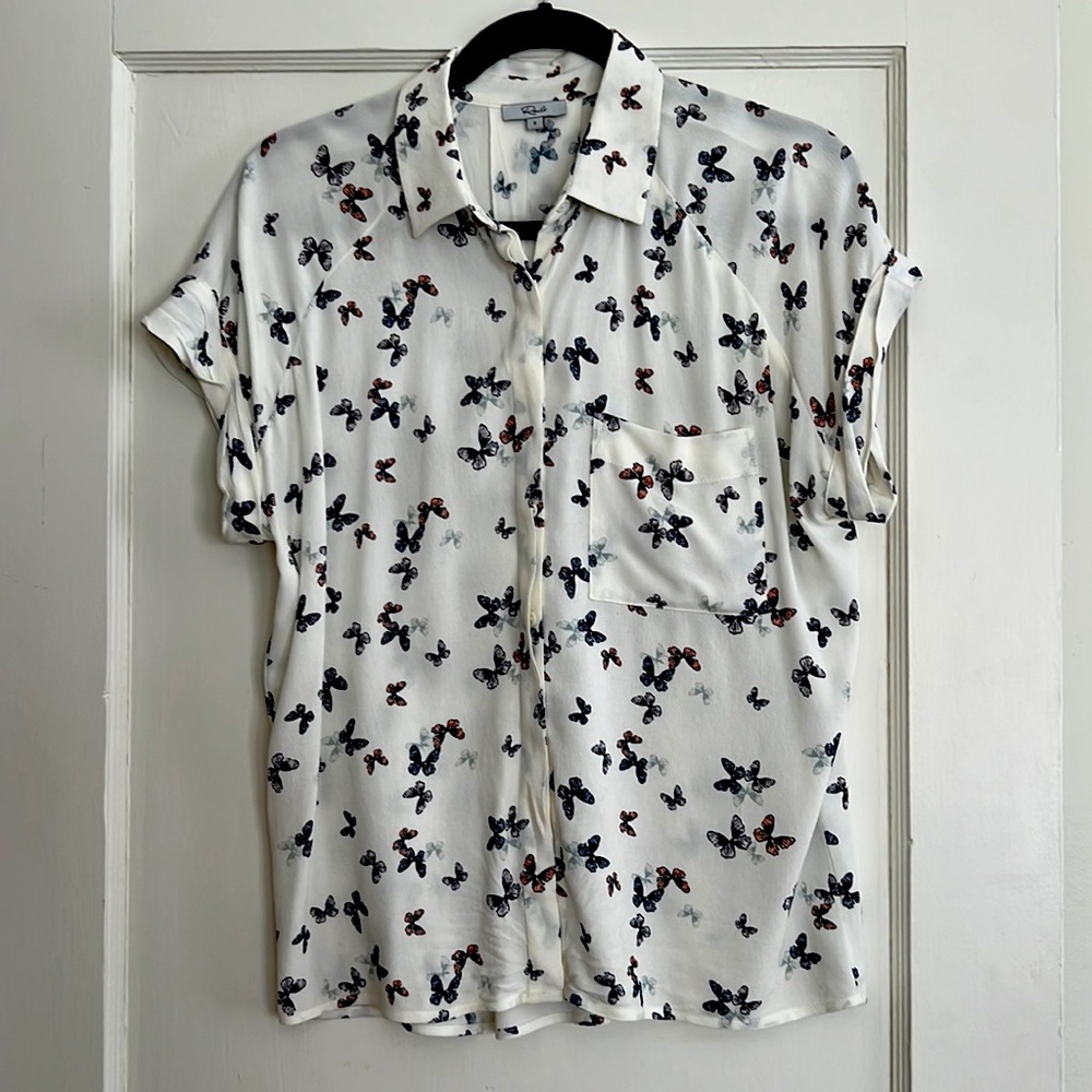 Rails butterfly pocket shirt